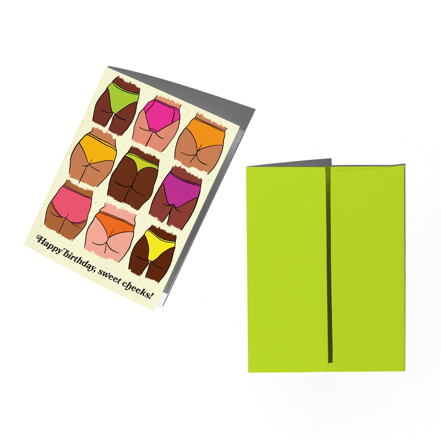 Sweet Cheeks Birthday Card