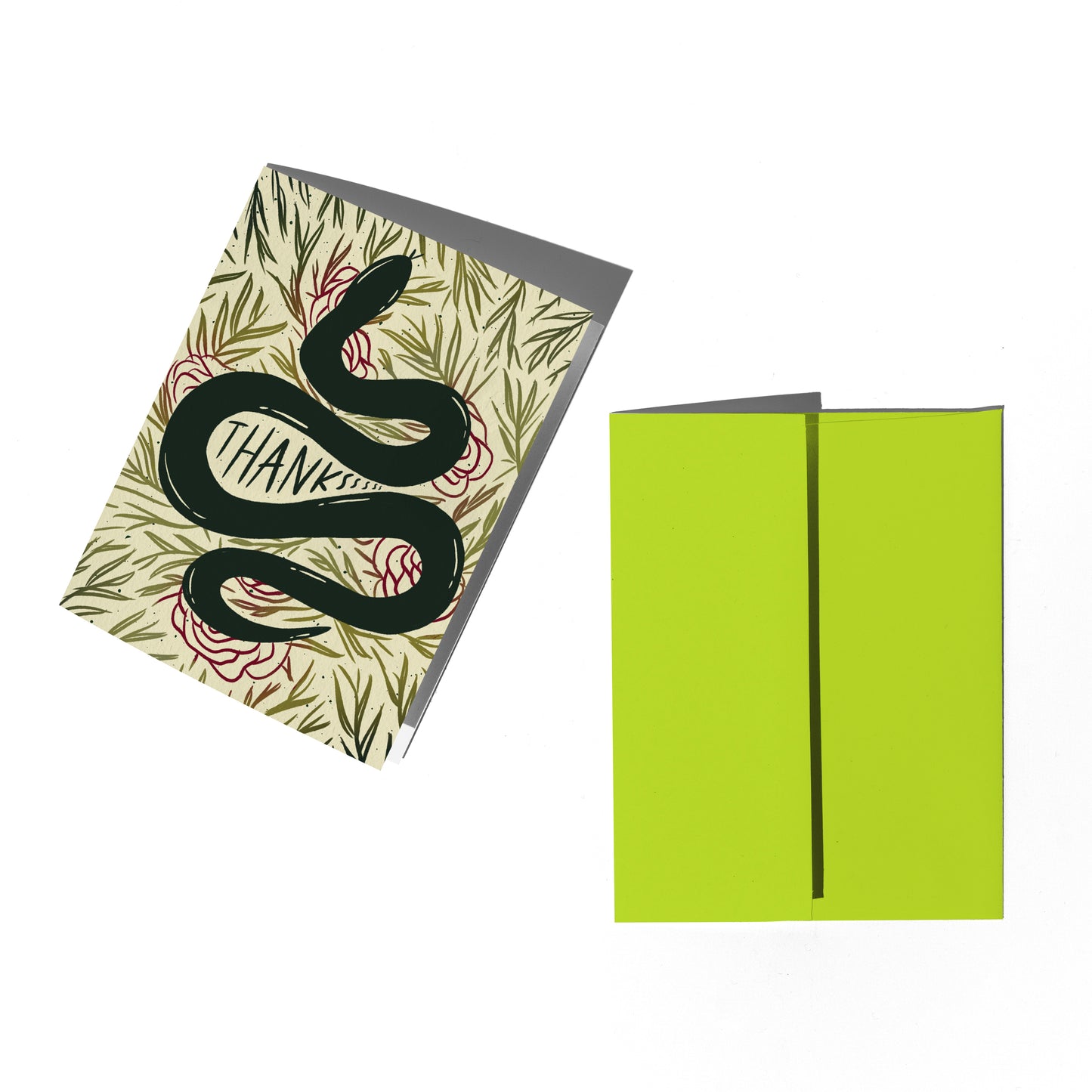 Snake Thank You Card