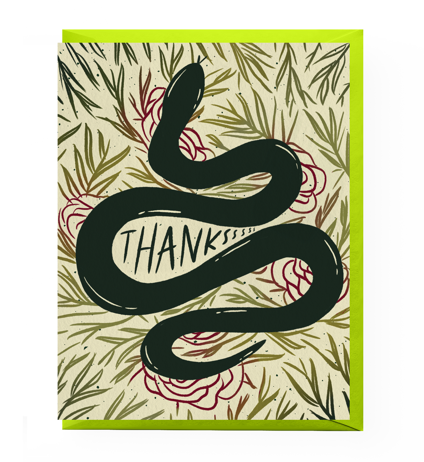 Snake Thank You Card