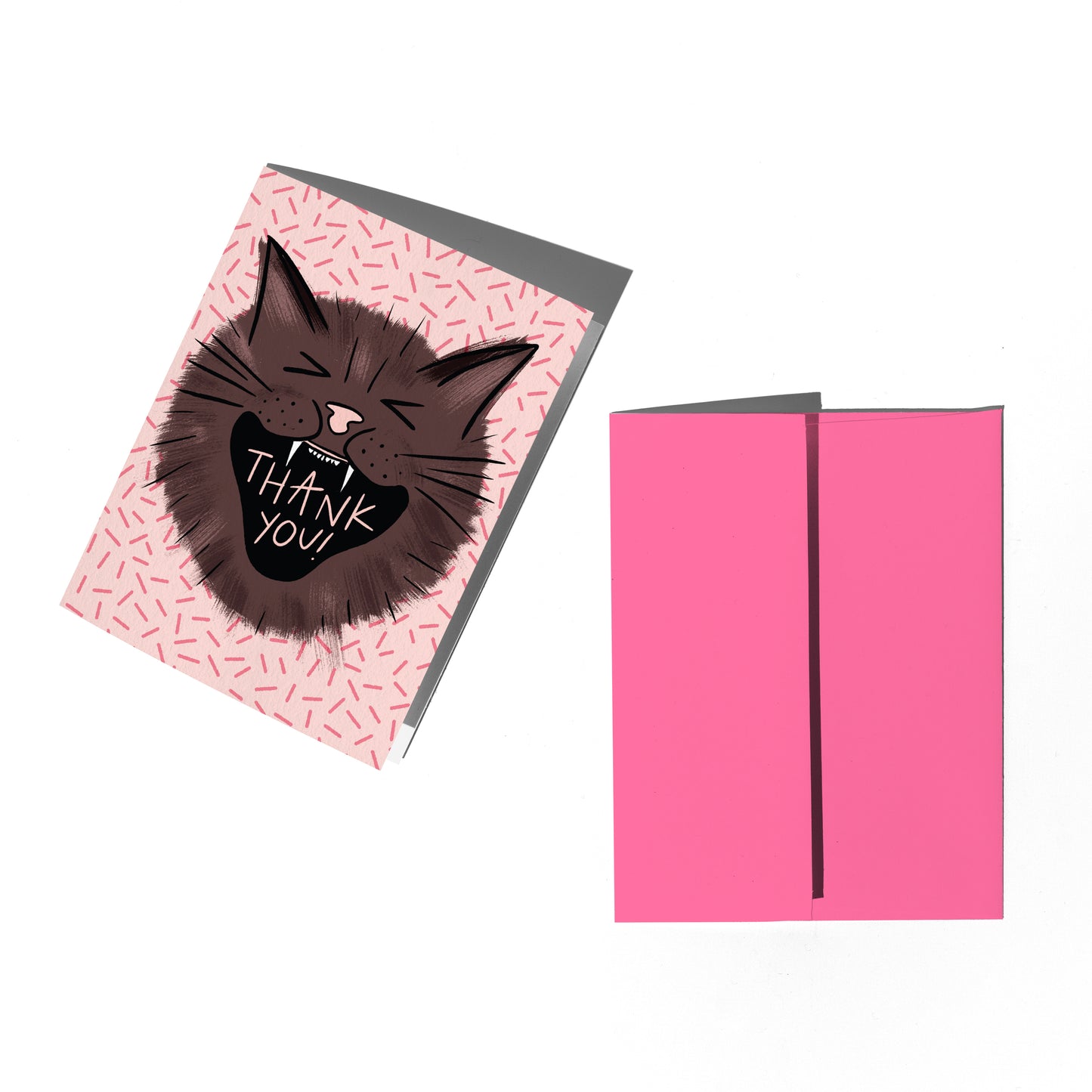 Wild Cat Thank You Card