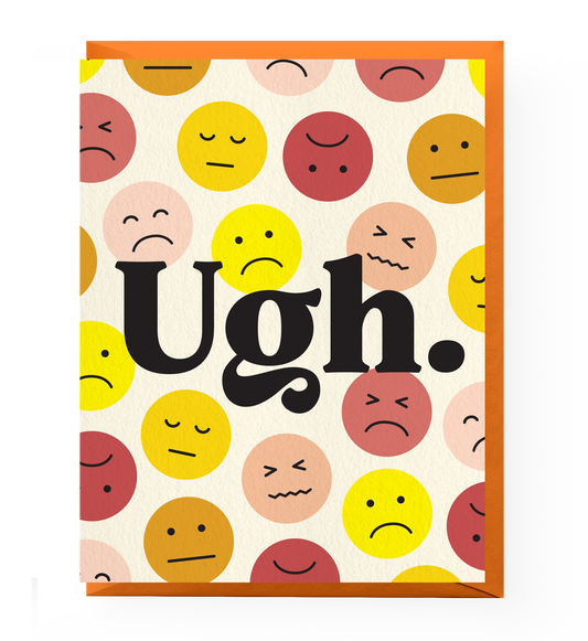 Ugh Sympathy Card