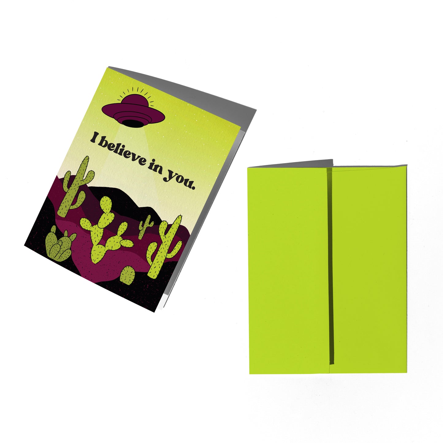 I Believe in You UFO card