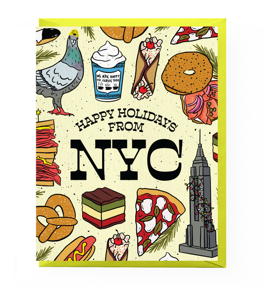 Happy Holidays from New York Card
