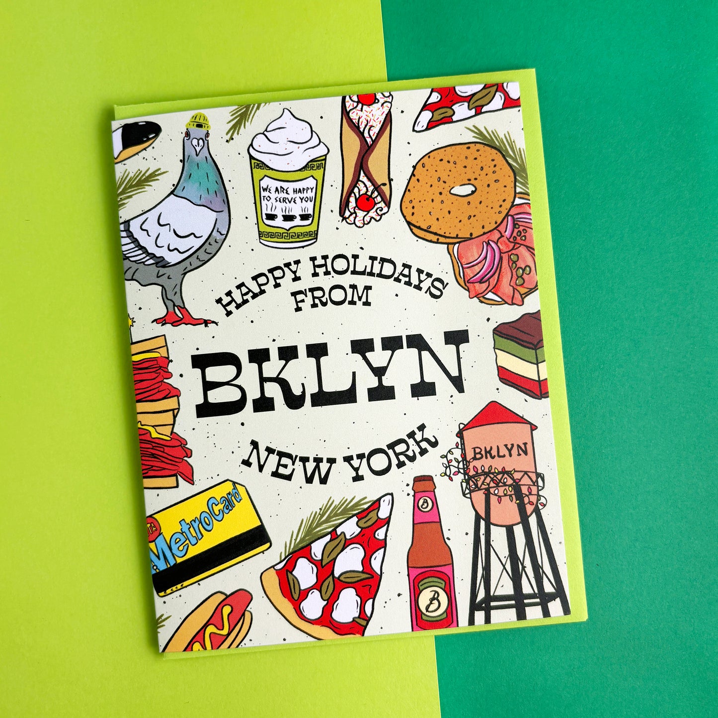 Happy Holidays from Brooklyn Card
