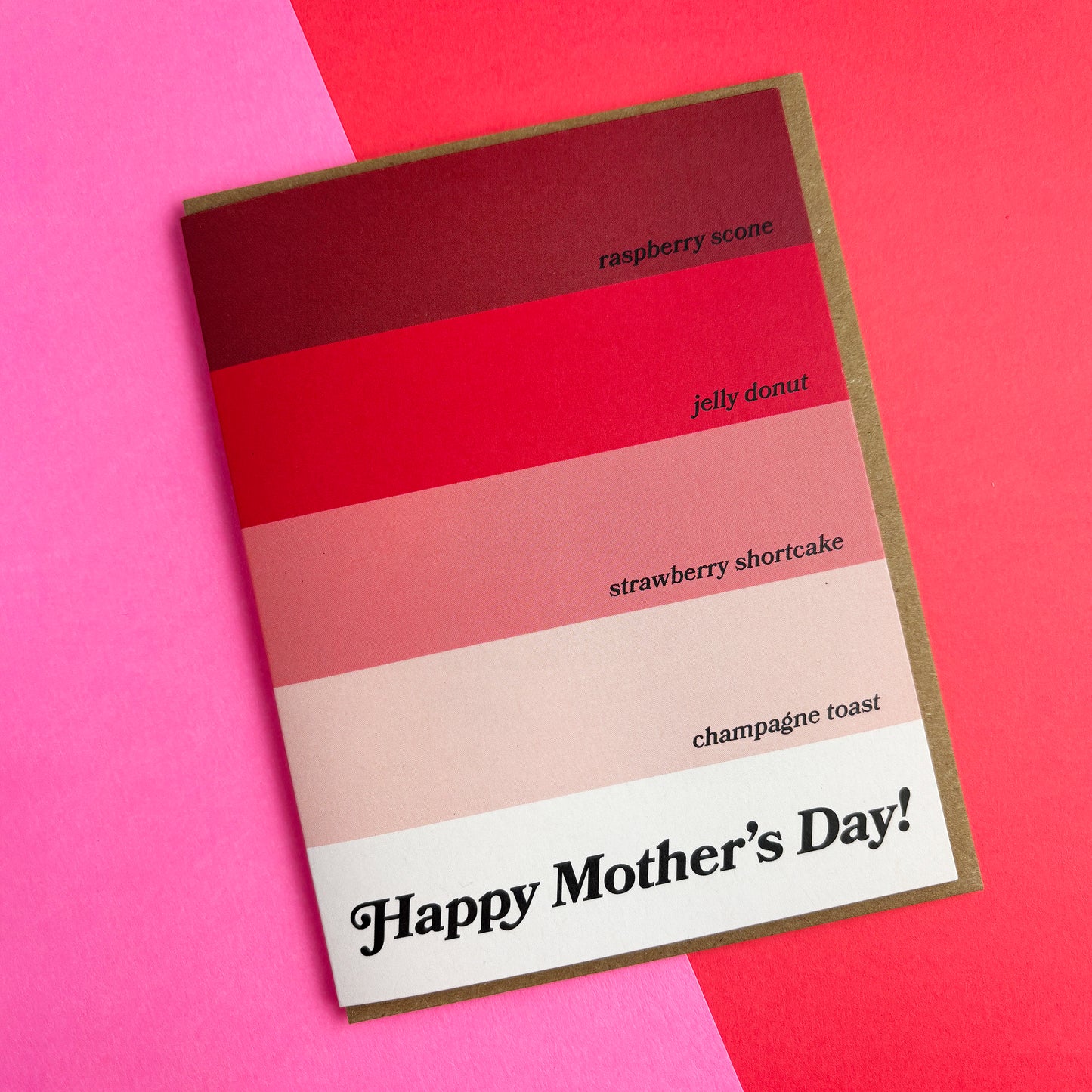 Paint Chip Mother's Day Card