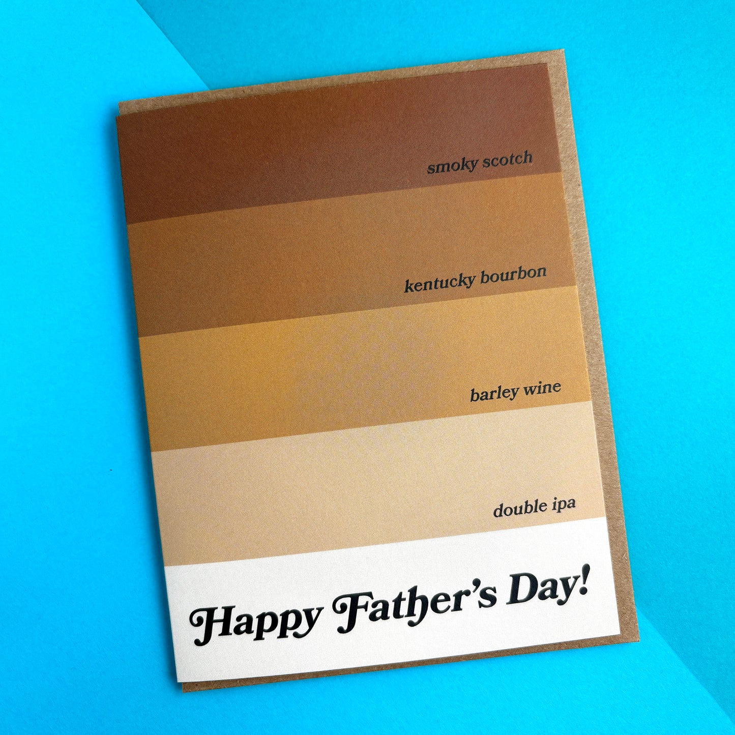 Paint Chip Father's Day Card