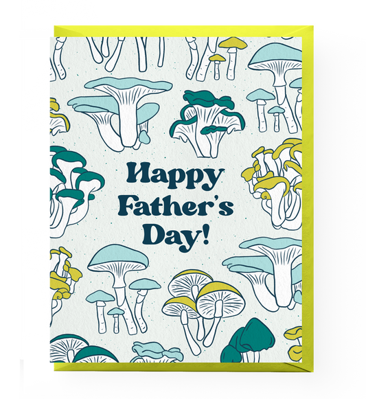 Mushroom Father's Day Card