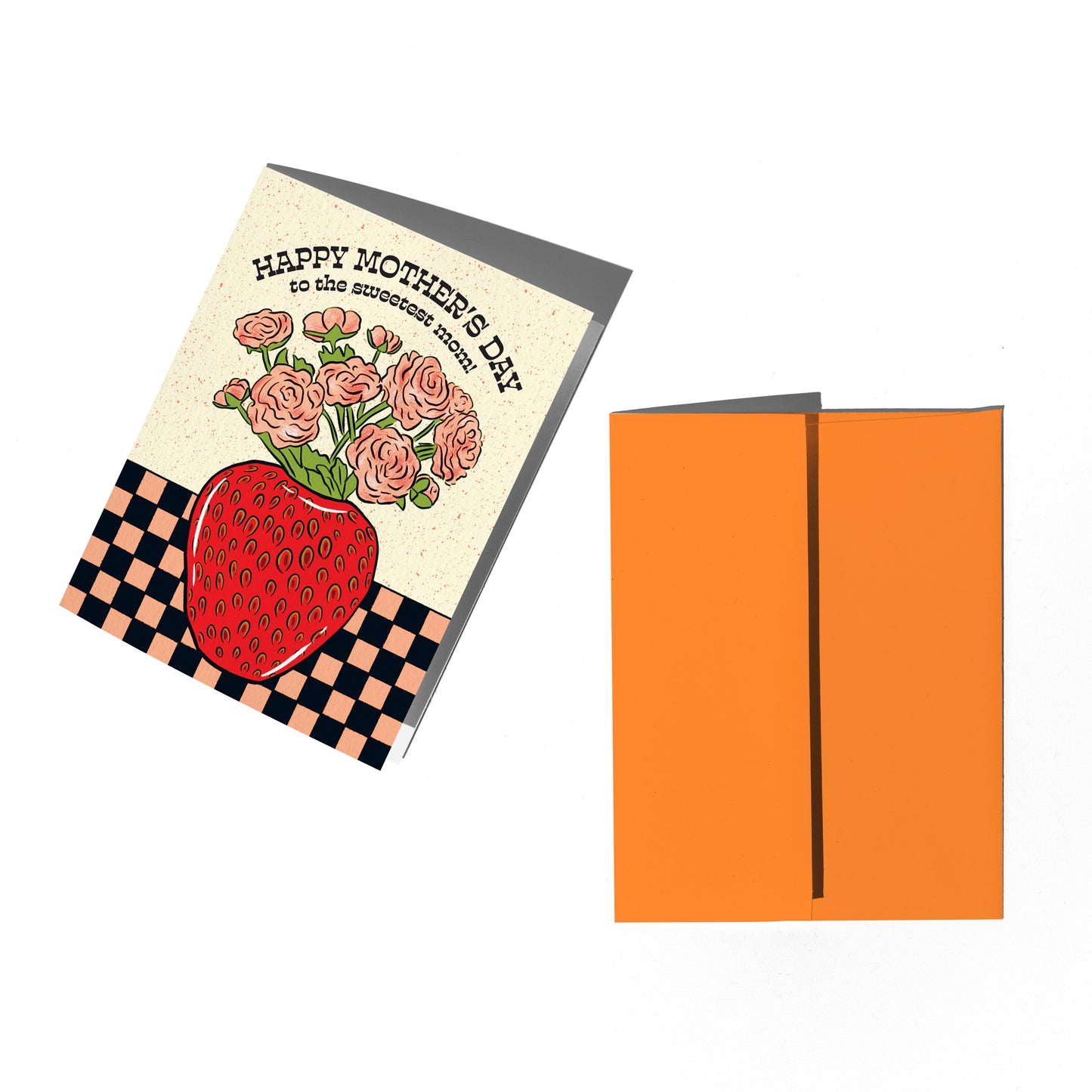 Strawberry Bouquet Mother's Day Card