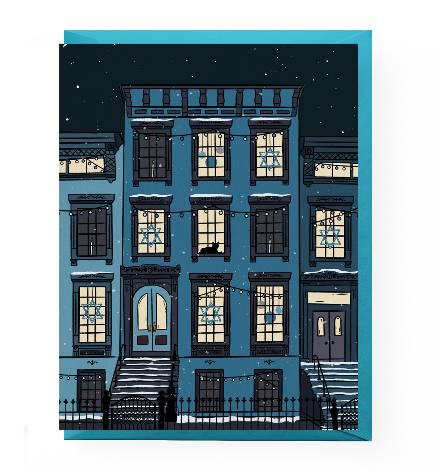 Hanukkah Brownstone