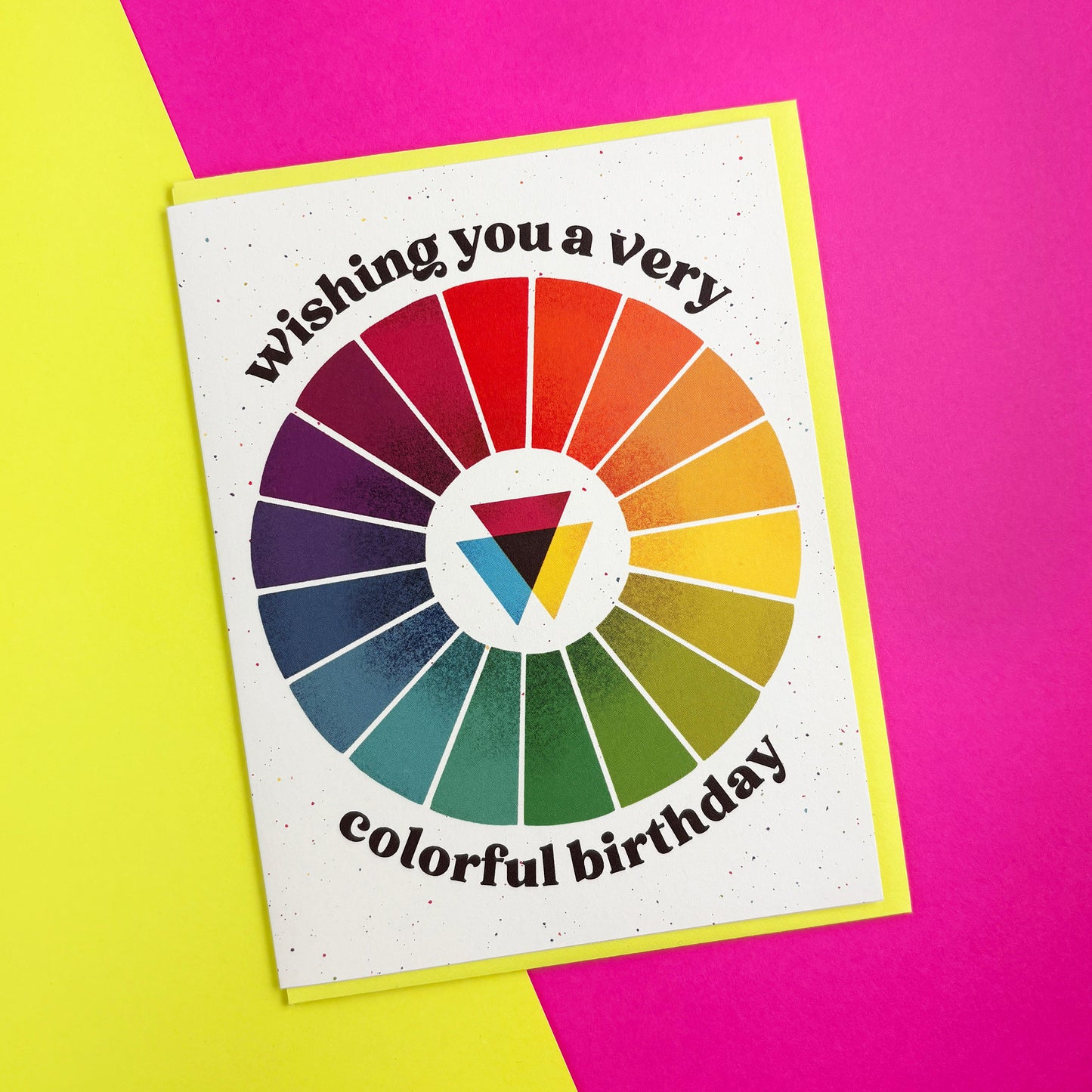 Color Wheel Birthday Card