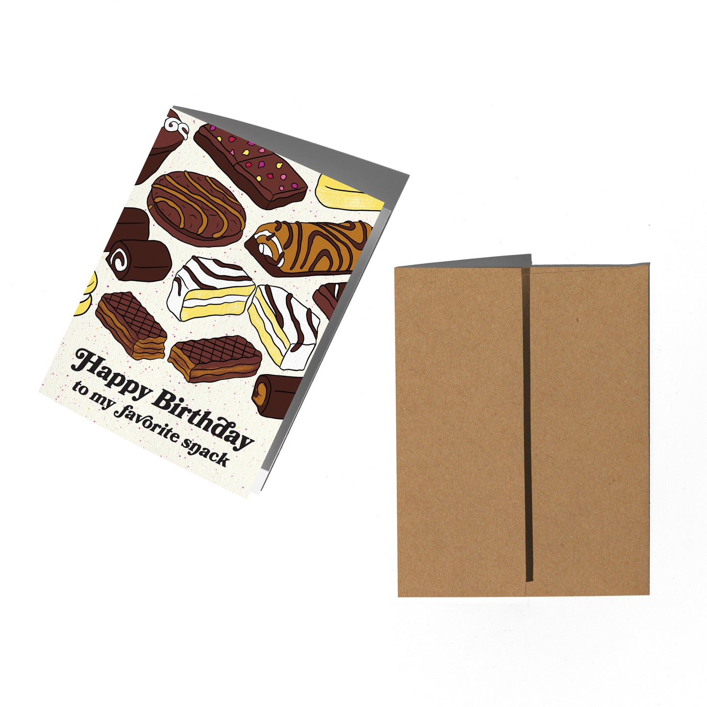 Snack Cake Birthday Card