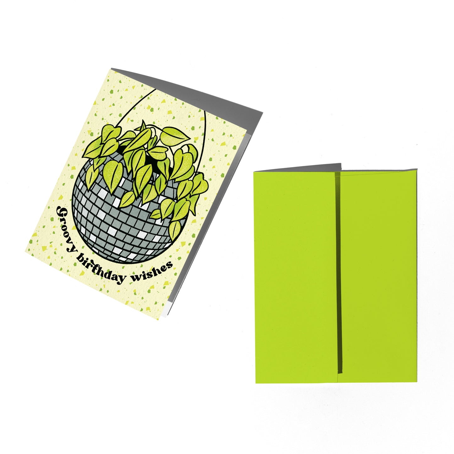 Disco Planter Birthday Card