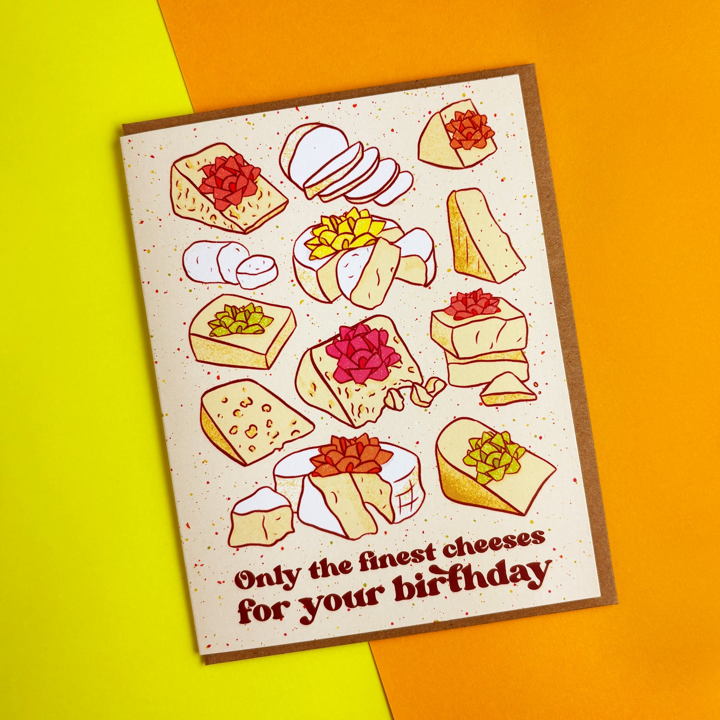 Cheese Birthday Card