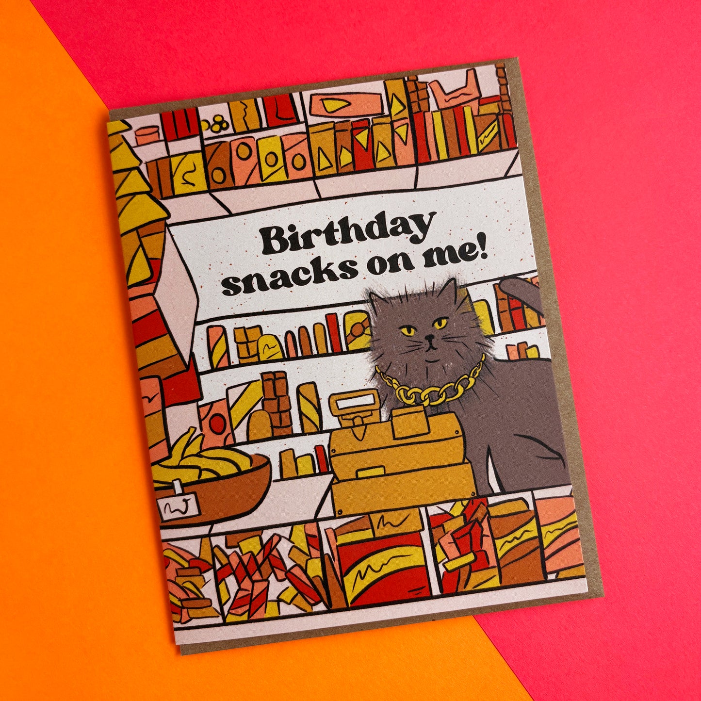 Bodega Cat Birthday Card
