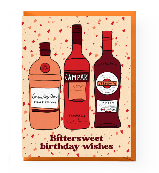 Negroni Birthday Card