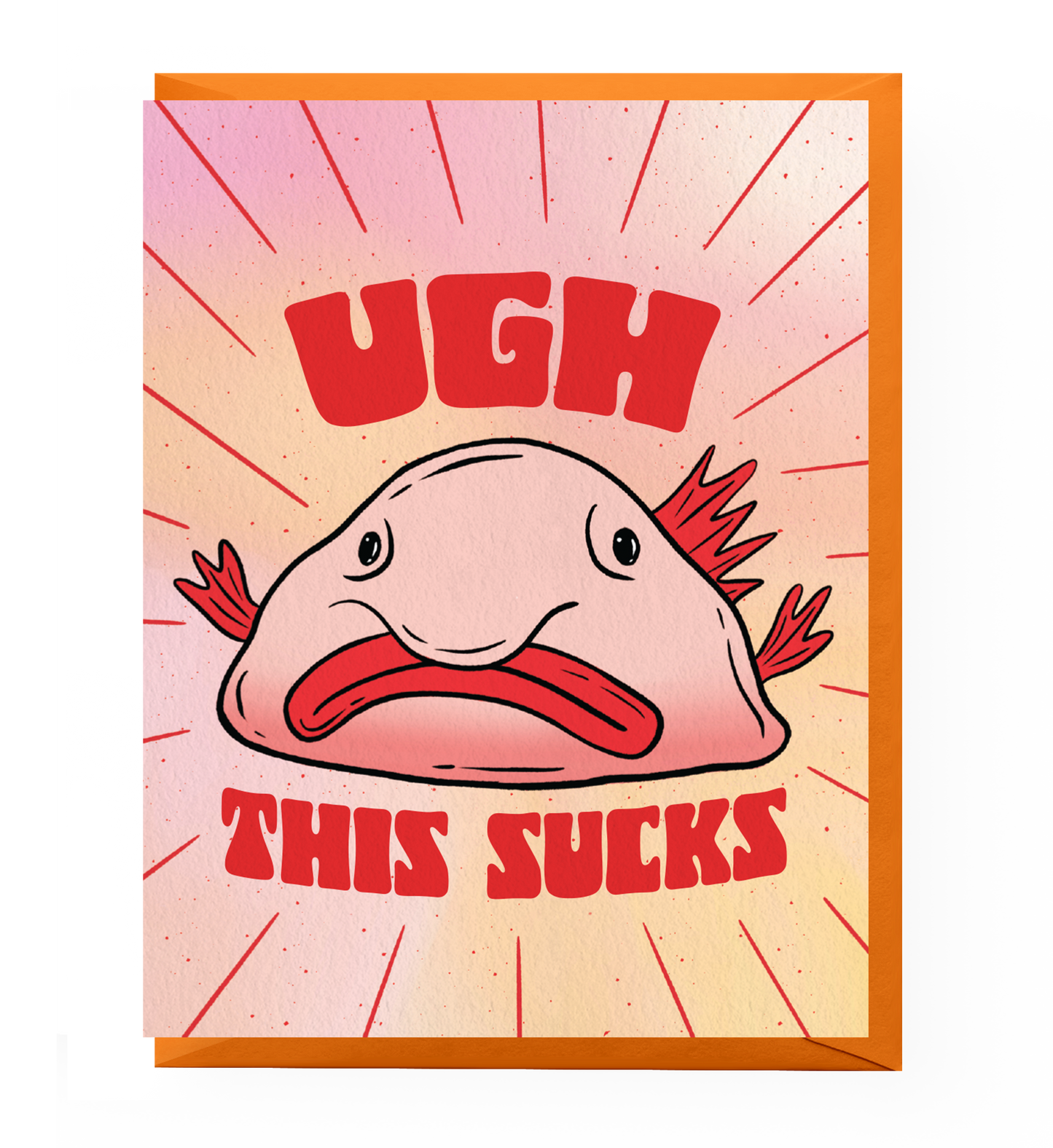 Blobfish Sympathy Card
