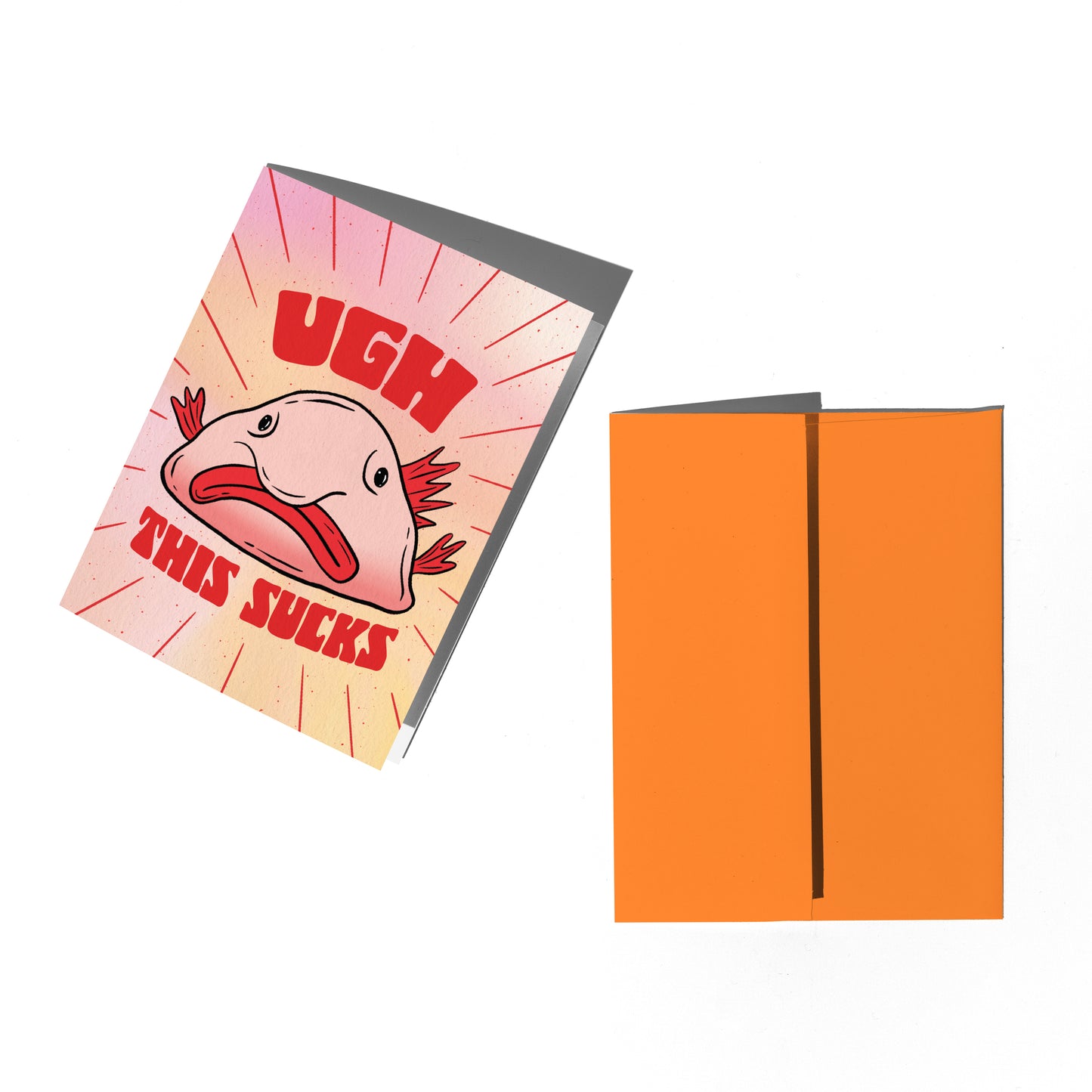 Blobfish Sympathy Card