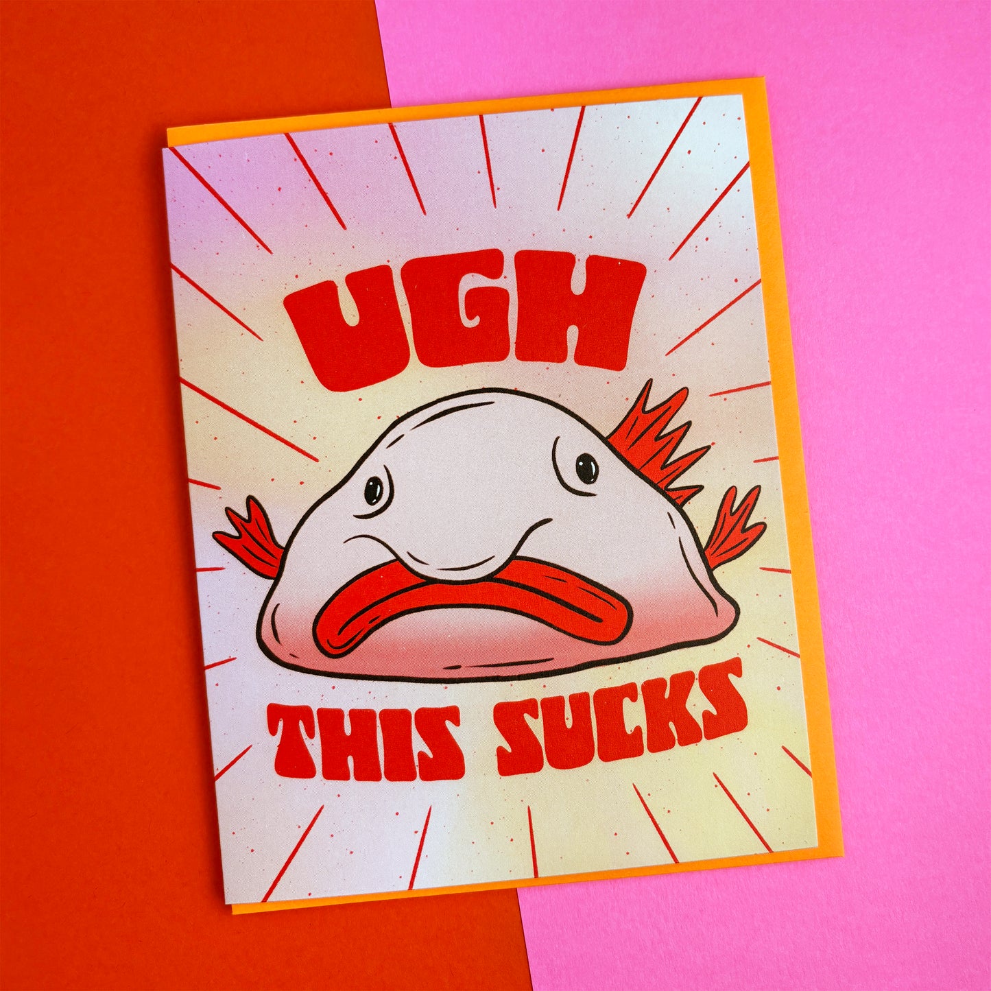 Blobfish Sympathy Card