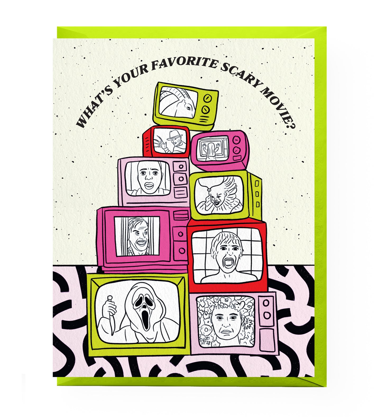 Favorite Scary Movie Card