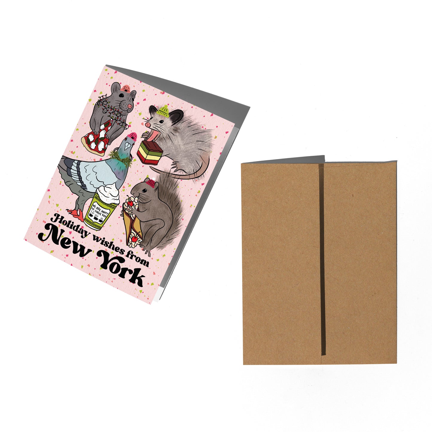 NYC Animal Holiday Card