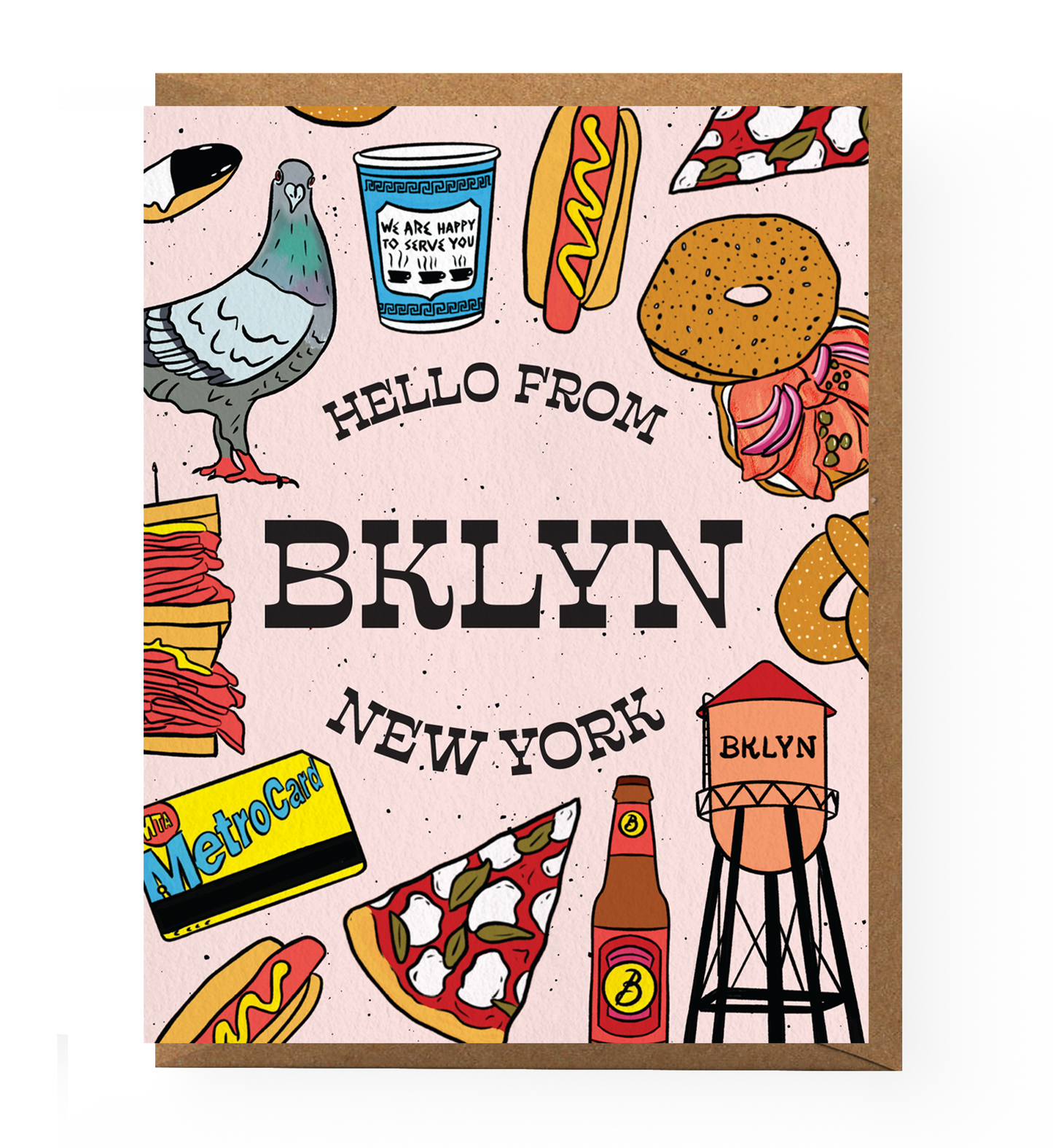 Hello from Brooklyn Card
