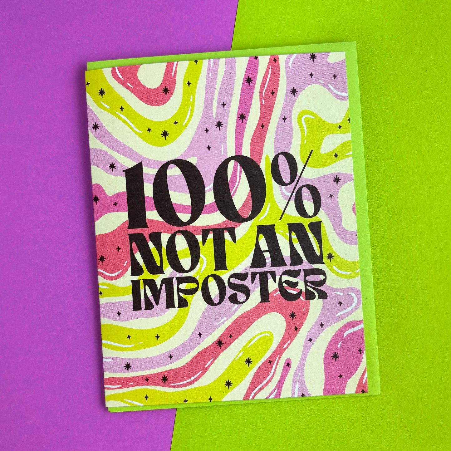 100% Not An Imposter Card