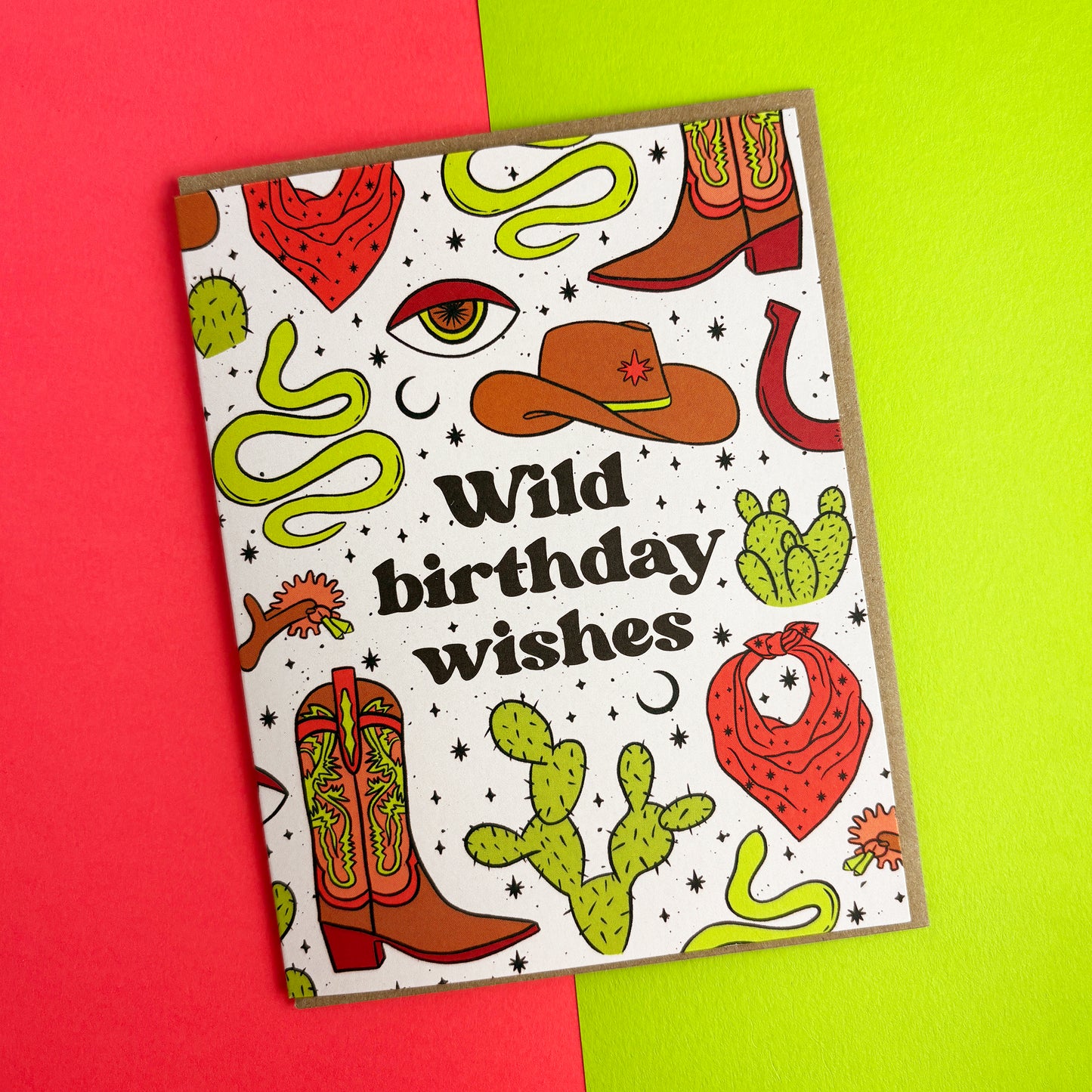 Wild West Birthday Card