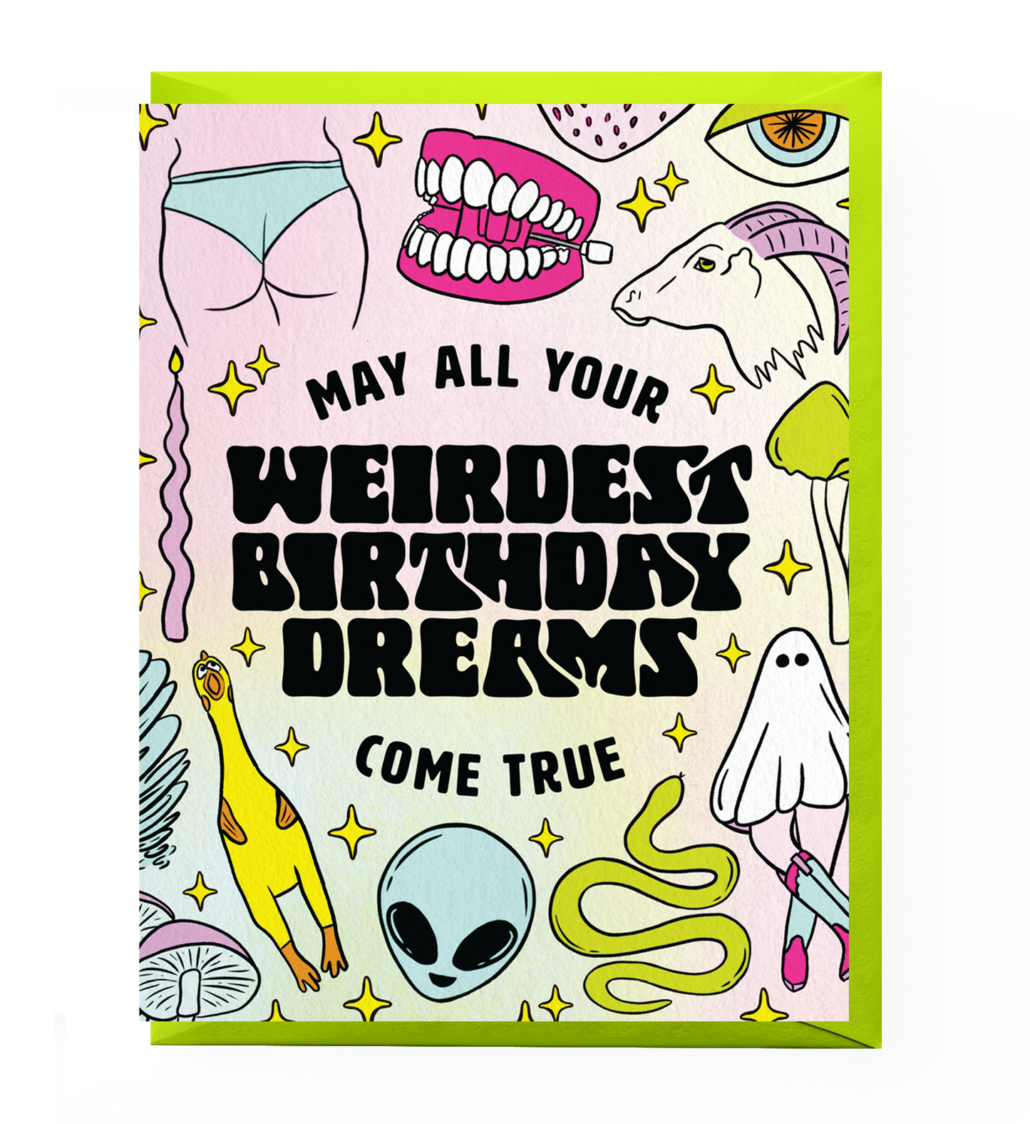 Weird Dreams Birthday Card