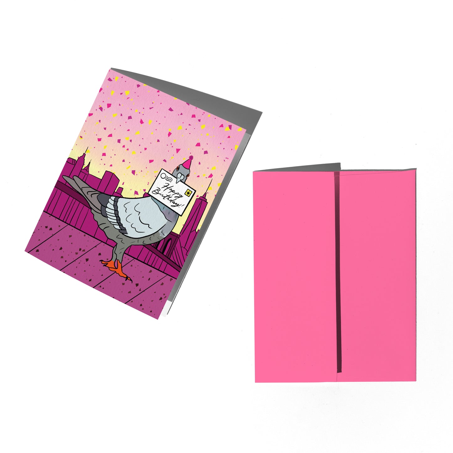 Pigeon Birthday Card