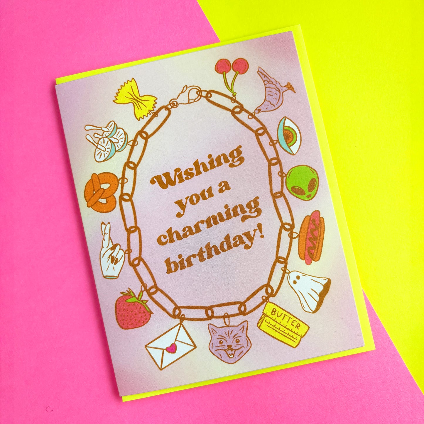 Charm Bracelet Birthday Card