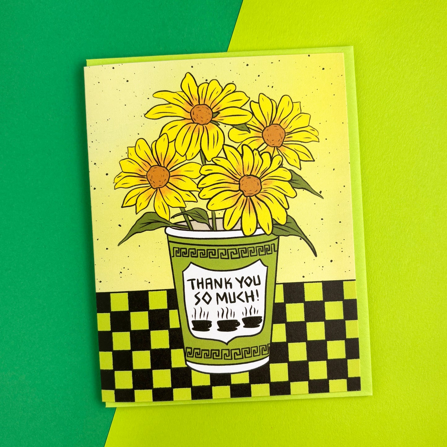 Bodega Flowers Thank You Card