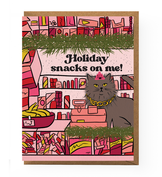 Bodega Cat Holiday Card