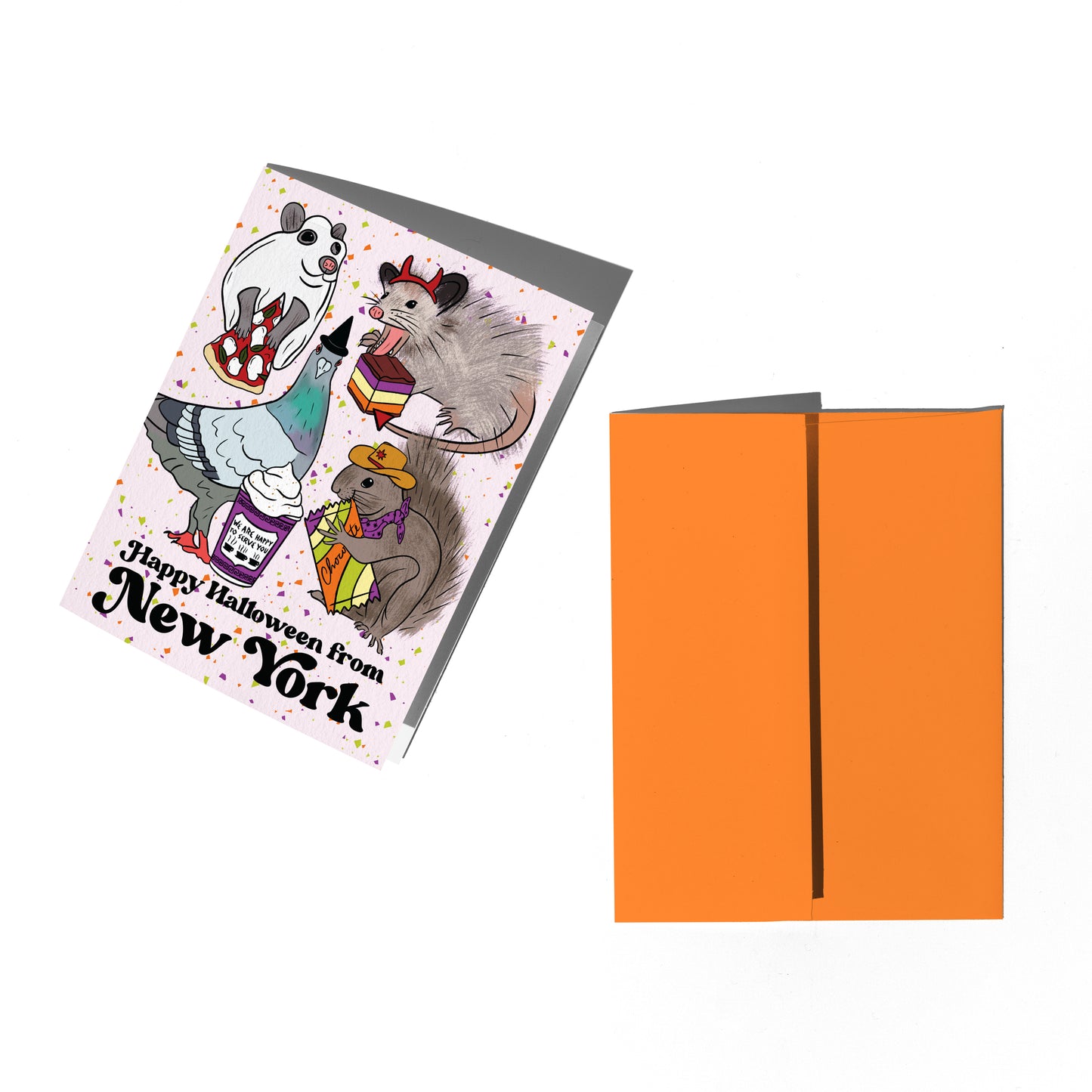 NYC Animal Halloween Card