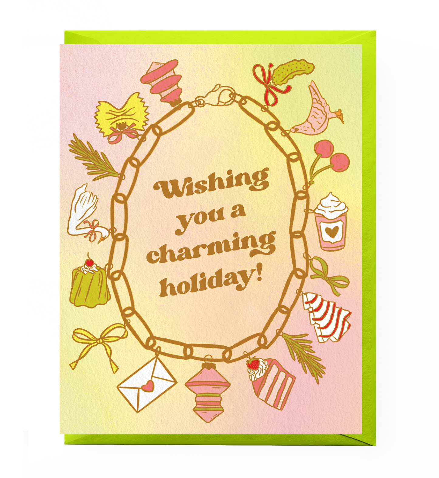 Charm Bracelet Holiday Card