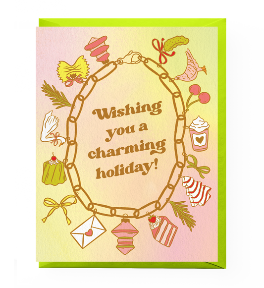Charm Bracelet Holiday Card