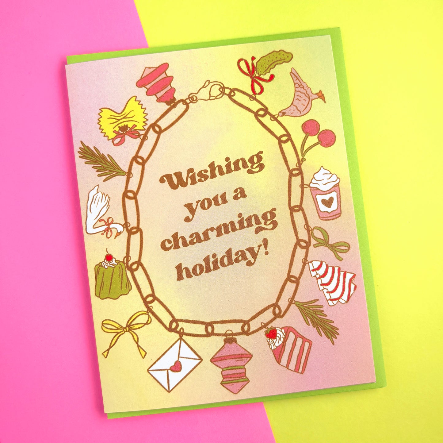 Charm Bracelet Holiday Card