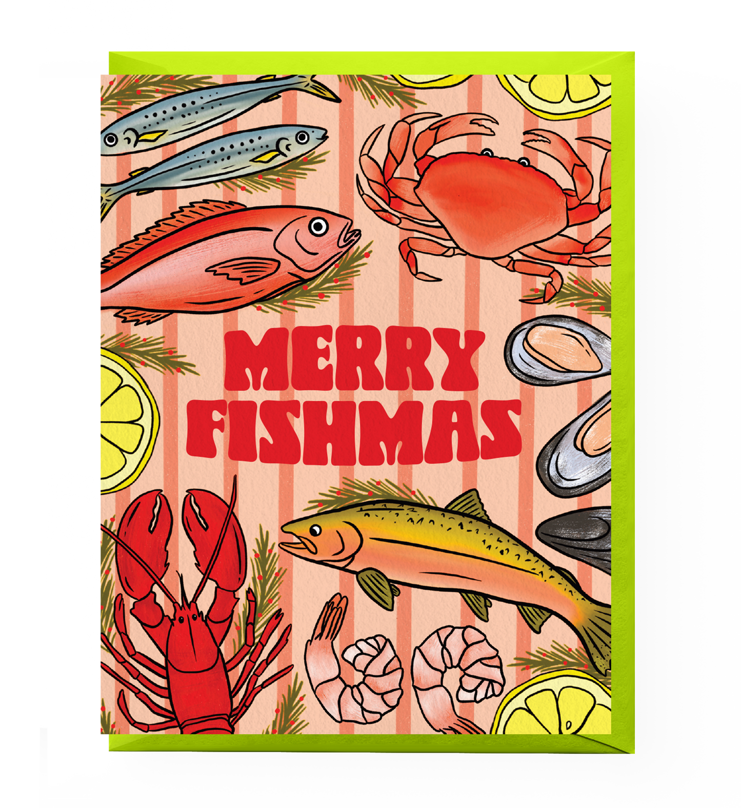 Feast of Seven Fishes Holiday Card