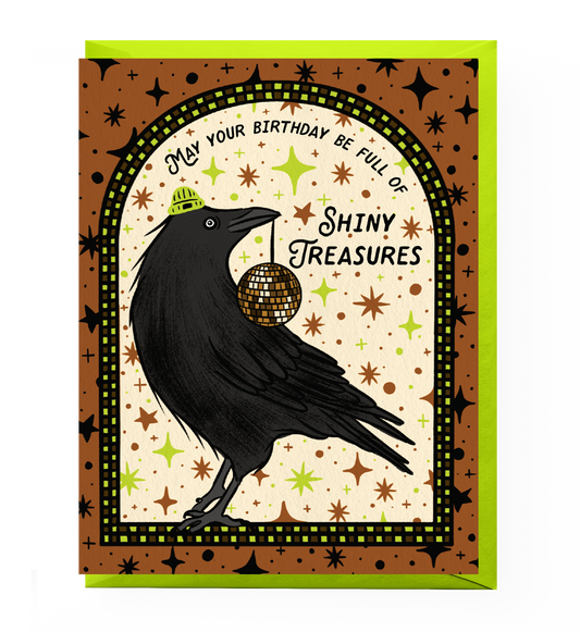Crow Birthday Card