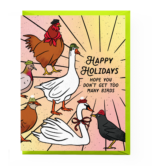 Birds of Christmas Holiday Card