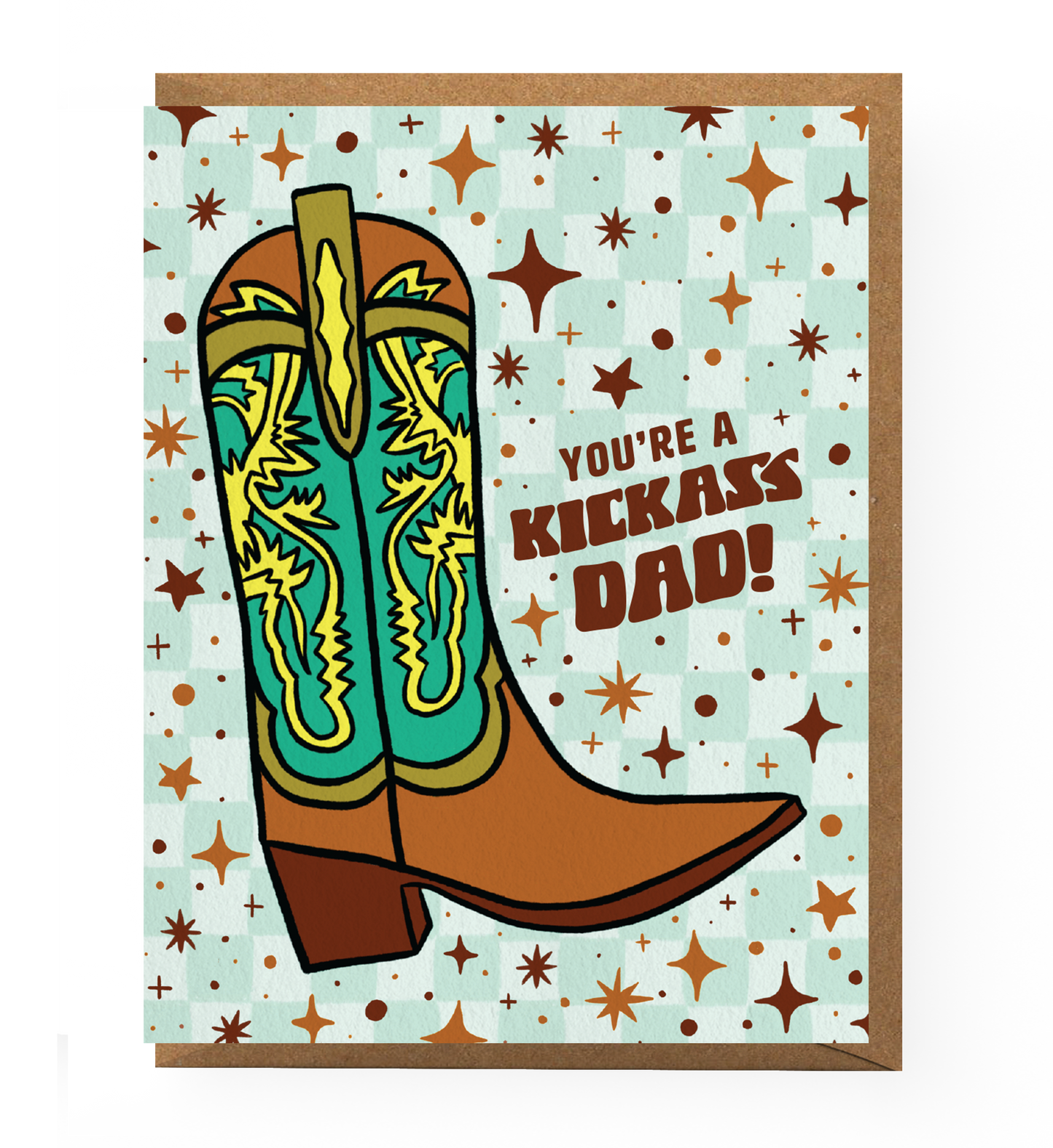 Kickass Dad Father's Day Card