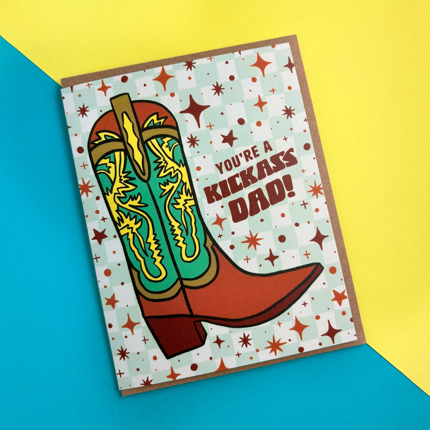 Kickass Dad Father's Day Card