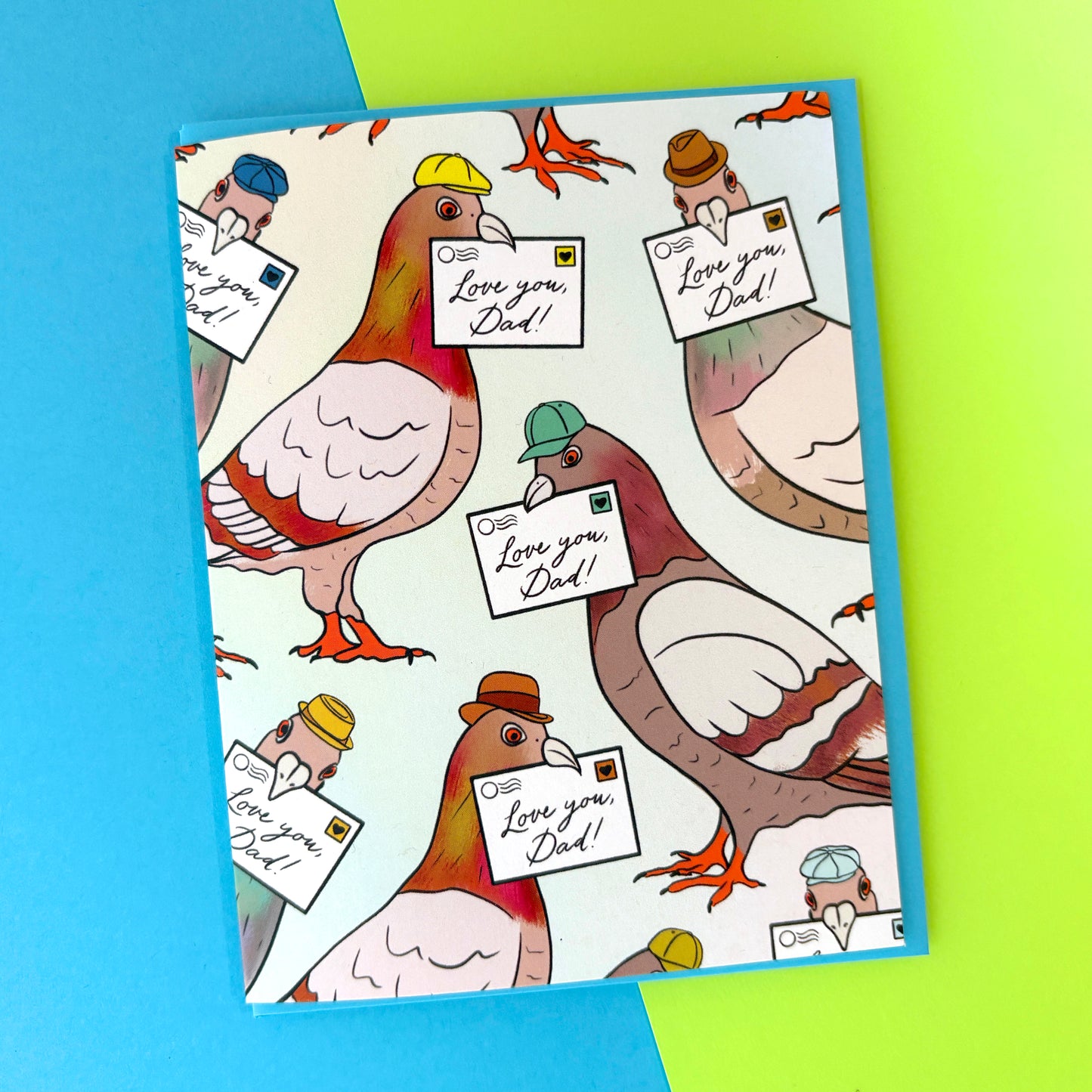 Pigeon Father's Day Card