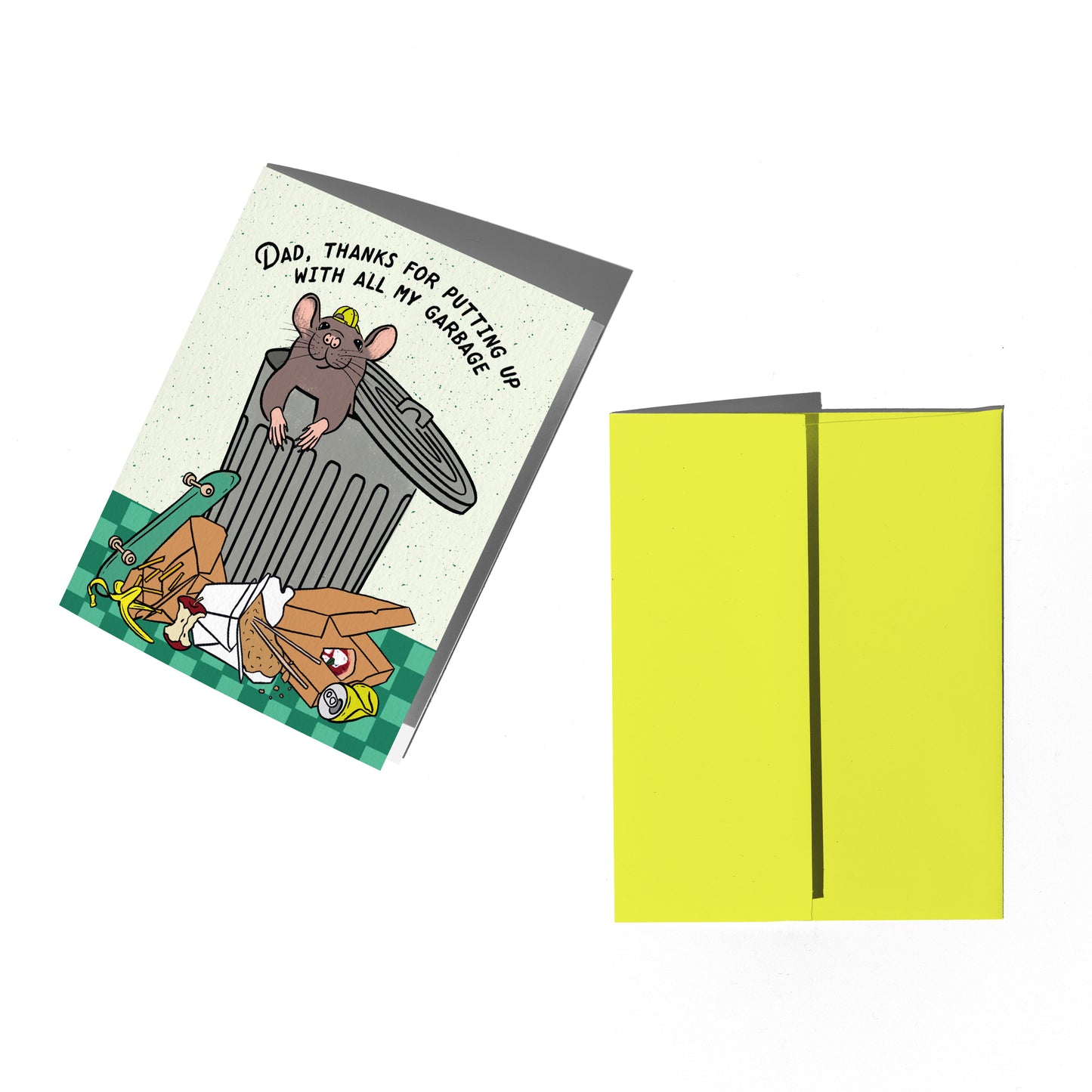 Cute Rat Father's Day Card