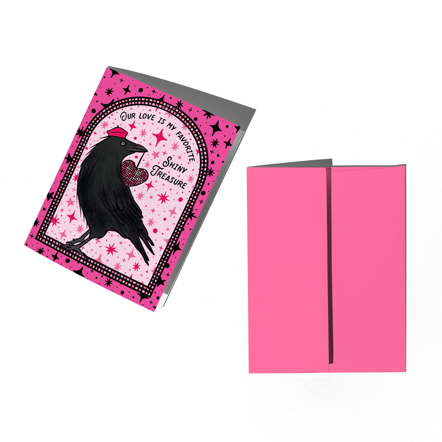 Disco Crow Love Card