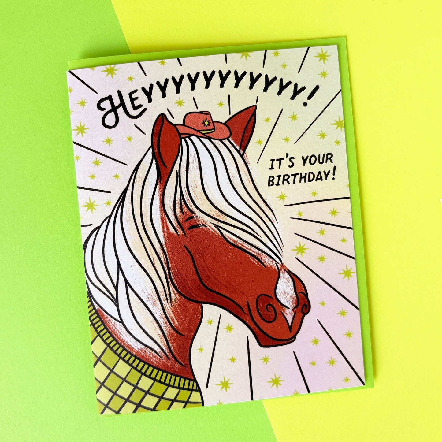 Horse Birthday Card