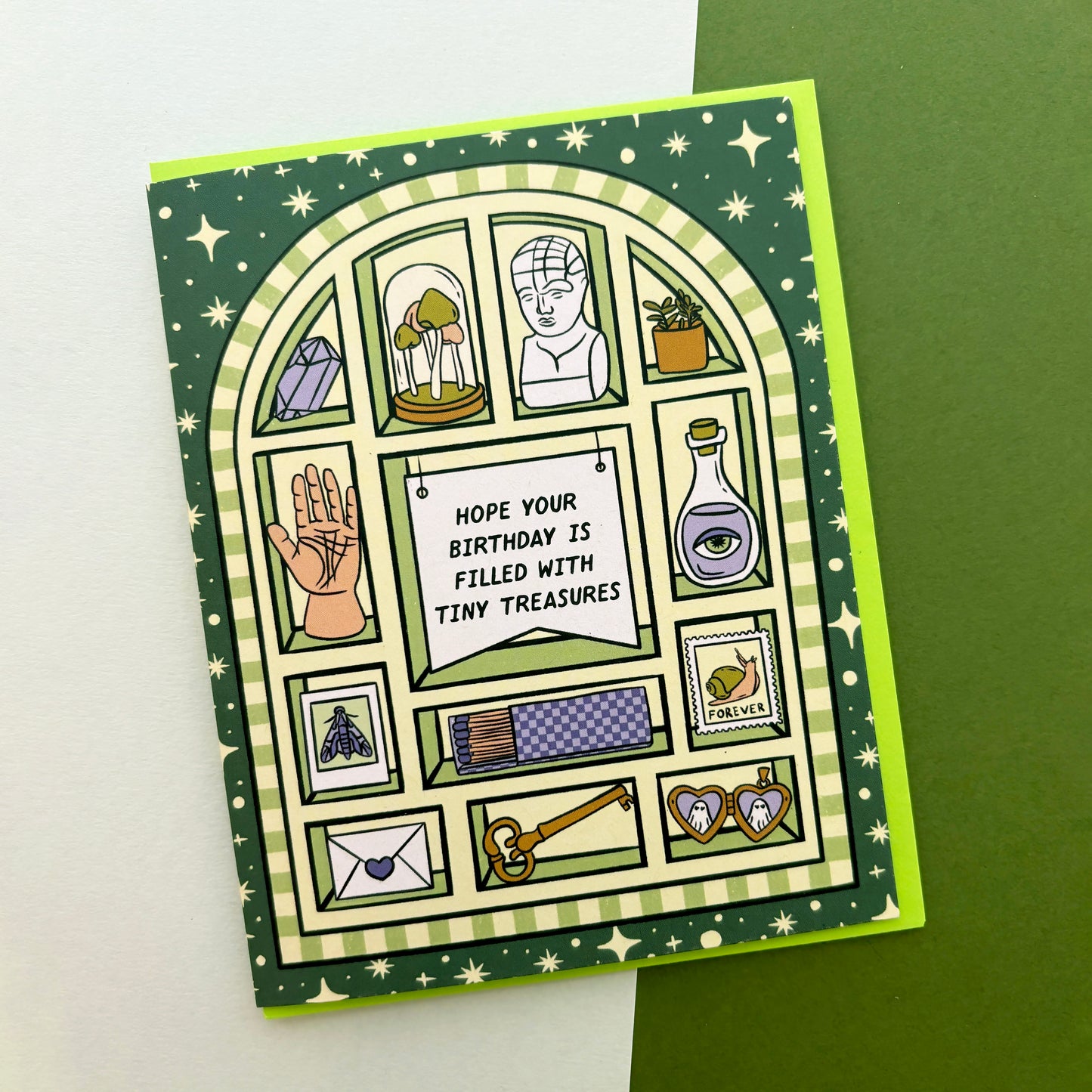 Cabinet of Curiosities Birthday Card