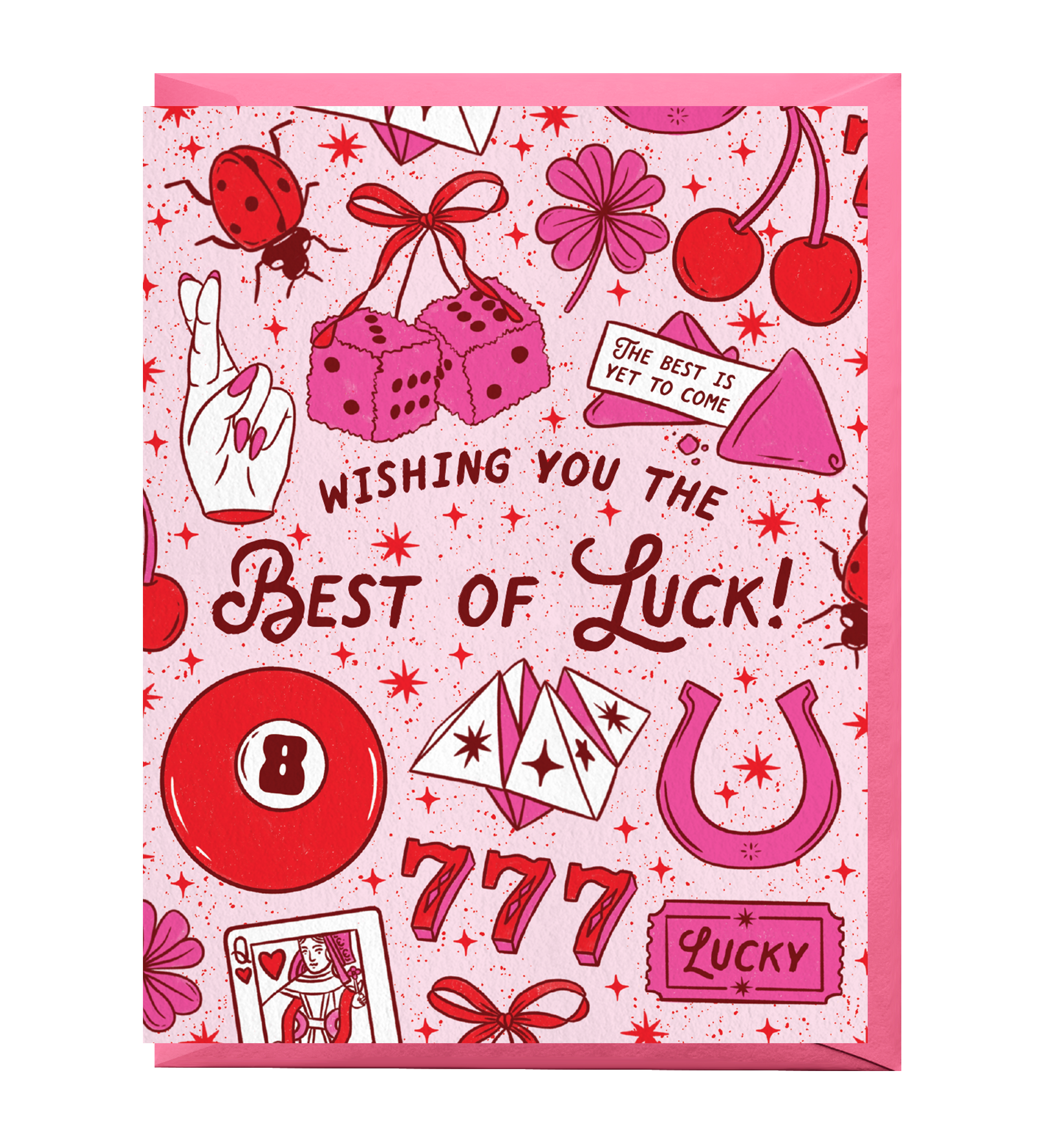 Good Luck Charms Encouragement Card • BOSS DOTTY PAPER Co.