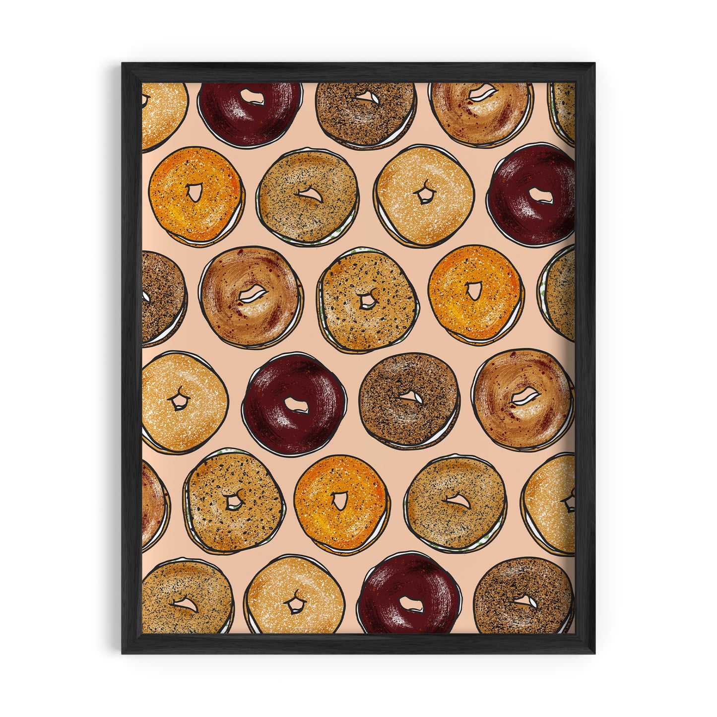 Bagels Art Print