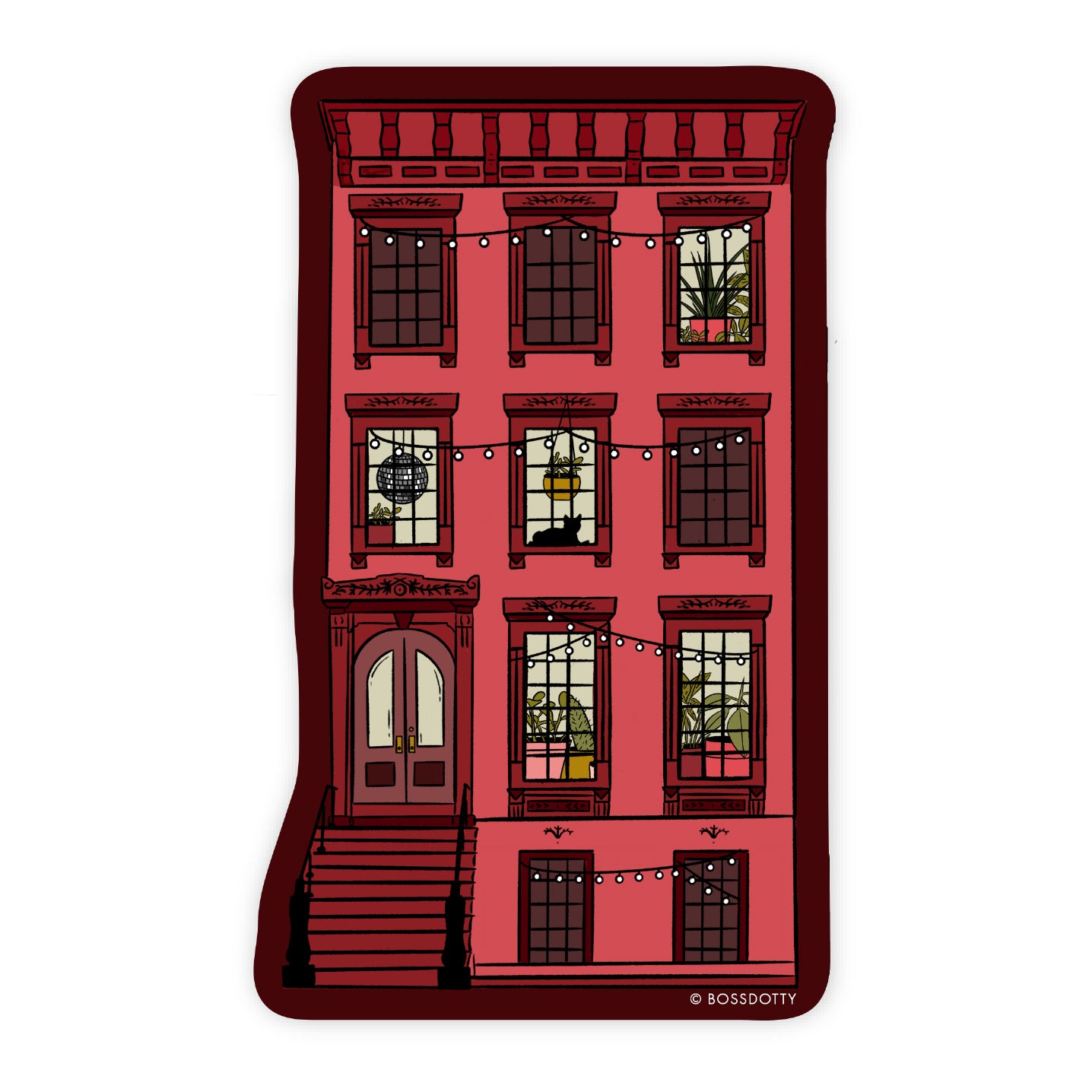 Brownstone Sticker