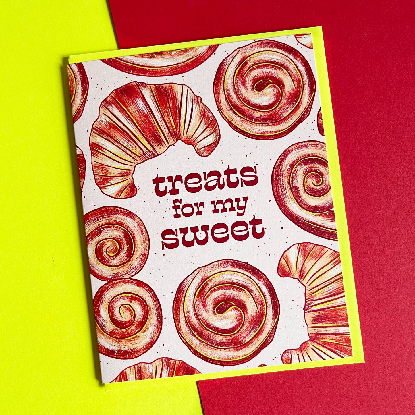 Croissant Love Card